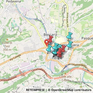 Mappa Via 19 Giugno, 32032 Feltre BL, Italia (0.63429)