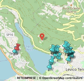 Mappa Via per, 38056 Levico Terme TN, Italia (1.233)
