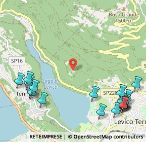 Mappa Via per, 38056 Levico Terme TN, Italia (1.4895)