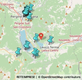 Mappa Via per, 38056 Levico Terme TN, Italia (4.605)