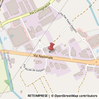 Mappa Via Nazionale, 96, 33040 Pradamano, Udine (Friuli-Venezia Giulia)