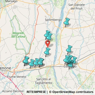 Mappa Via Stazione, 33098 San Martino al Tagliamento PN, Italia (8.14)