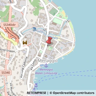 Mappa Via Annetta Lusardi, 24, 22017 Menaggio, Como (Lombardia)