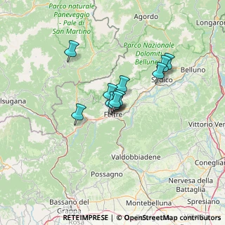 Mappa Via Giovanni Gaggia, 32032 Feltre BL, Italia (8.64273)