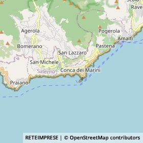 Mappa Conca dei Marini
