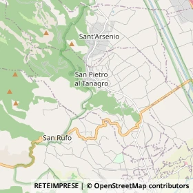 Mappa San Pietro al Tanagro