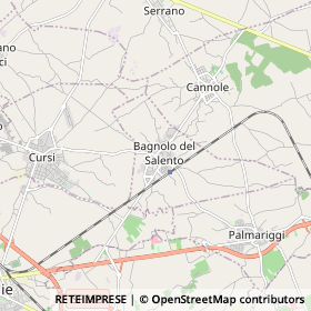 Mappa Bagnolo del Salento