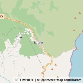 Mappa Baunei