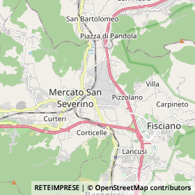 Mappa Mercato San Severino