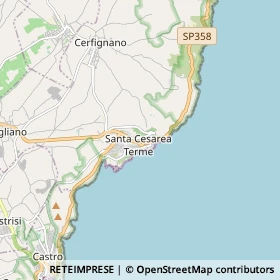 Mappa Santa Cesarea Terme