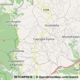 Mappa Capriglia Irpina
