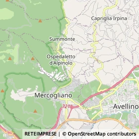 Mappa Ospedaletto d'Alpinolo