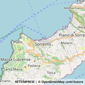 Mappa Sorrento