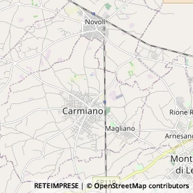 Mappa Carmiano
