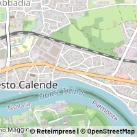 Map Sesto Calende