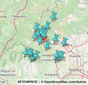 Mappa Contrada Pianura, 36036 Torrebelvicino VI, Italia (10.822)
