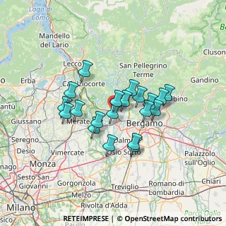 Mappa Via Giuseppe Garibaldi, 24030 Ambivere BG, Italia (10.554)