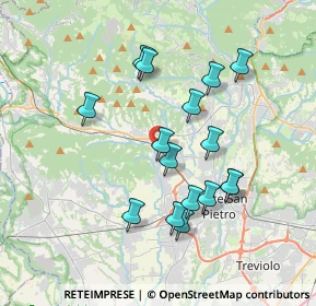 Mappa Via Giuseppe Garibaldi, 24030 Ambivere BG, Italia (3.3925)