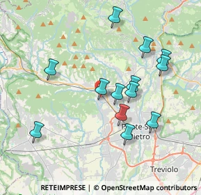 Mappa Via Giuseppe Garibaldi, 24030 Ambivere BG, Italia (3.64692)