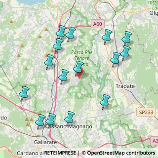 Mappa Via Paolo VI, 21040 Carnago VA, Italia (4.50933)