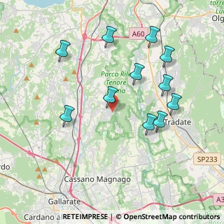 Mappa Via Paolo VI, 21040 Carnago VA, Italia (3.94182)