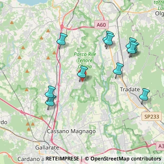 Mappa Via Paolo VI, 21040 Carnago VA, Italia (4.42)