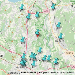 Mappa Via Paolo VI, 21040 Carnago VA, Italia (5.727)