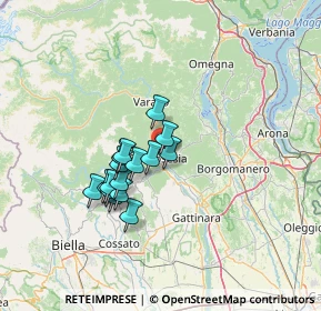 Mappa Via Tamarone, 13011 Borgosesia VC, Italia (10.45063)