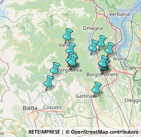 Mappa Via Tamarone, 13011 Borgosesia VC, Italia (10.306)