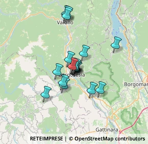 Mappa Via Tamarone, 13011 Borgosesia VC, Italia (4.417)