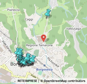 Mappa Via Tamarone, 13011 Borgosesia VC, Italia (0.685)