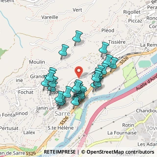 Mappa Via del Piccolo S. Bernardo, 11100 Aosta AO, Italia (0.36429)