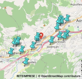 Mappa Via del Piccolo S. Bernardo, 11100 Aosta AO, Italia (2.03444)
