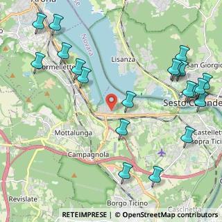 Mappa Via dei Pini, 28053 Castelletto sopra Ticino NO, Italia (2.754)