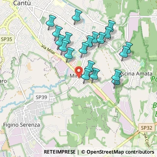 Mappa Via Piemonte, 22063 Cantù CO, Italia (0.9345)