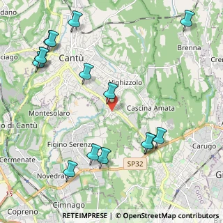 Mappa Via Piemonte, 22063 Cantù CO, Italia (2.65133)