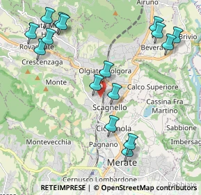 Mappa Via dell'Industria, 23887 Olgiate Molgora LC, Italia (2.39938)