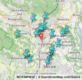 Mappa Via dell'Industria, 23887 Olgiate Molgora LC, Italia (1.661)