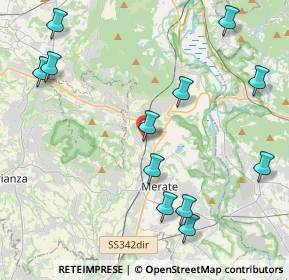 Mappa Via dell'Industria, 23887 Olgiate Molgora LC, Italia (4.97667)