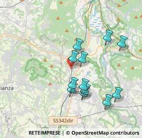 Mappa Via dell'Industria, 23887 Olgiate Molgora LC, Italia (3.38083)