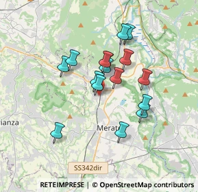 Mappa Via dell'Industria, 23887 Olgiate Molgora LC, Italia (2.78625)