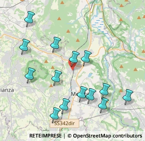 Mappa Via dell'Industria, 23887 Olgiate Molgora LC, Italia (4.22214)