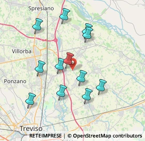 Mappa Via Cardinal Callegari, 31050 Carbonera TV, Italia (3.5575)