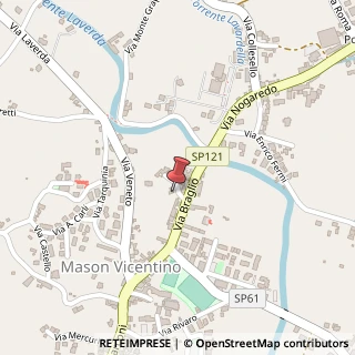 Mappa Via Braglio, 25, 36064 Mason Vicentino, Vicenza (Veneto)