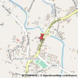 Mappa Via Braglio, 63, 36064 Mason Vicentino, Vicenza (Veneto)
