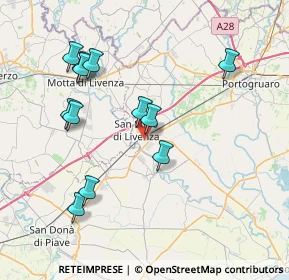 Mappa Via Interporto, 30029 San Stino di Livenza VE, Italia (7.72417)