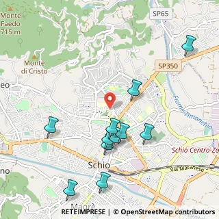 Mappa Via Galileo Galilei, 36015 Schio VI, Italia (1.08455)