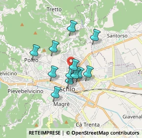 Mappa Via Galileo Galilei, 36015 Schio VI, Italia (1.2525)