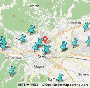 Mappa Via Caussa, 36015 Schio VI, Italia (2.4715)