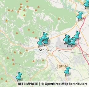 Mappa Via Caussa, 36015 Schio VI, Italia (4.52667)